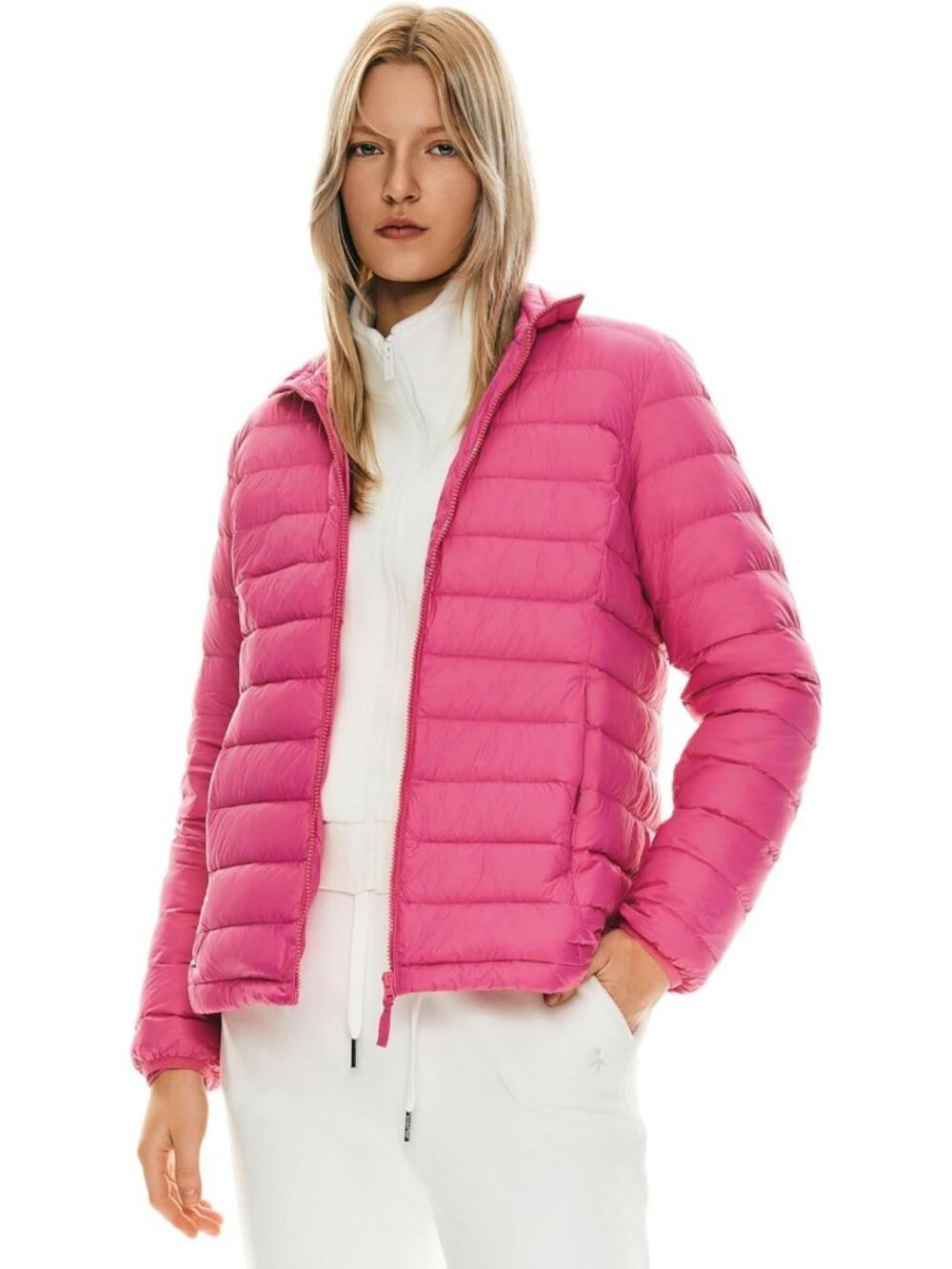 Lightweight Packable Down Jacket | Quilted Puffer Coat with Stand Collar